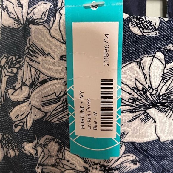 NWT Fortune + Ivy Sleeveless Midi Dress Medium - Picture 7 of 7